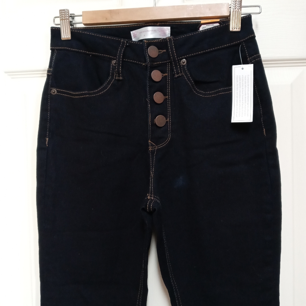 No Boundaries Dark Indigo Blue/Black NWT - Picture 4 of 9